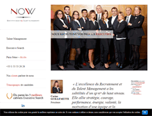 Tablet Screenshot of now-consulting.fr